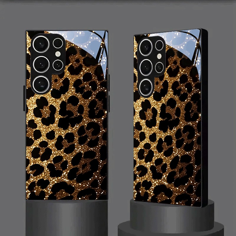 Gold Glitter Leopard Print Tem - огляд і ціна Glitter Shockproof Case
