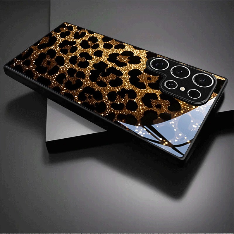 Gold Glitter Leopard Print Tem - огляд і ціна Glitter Shockproof Case