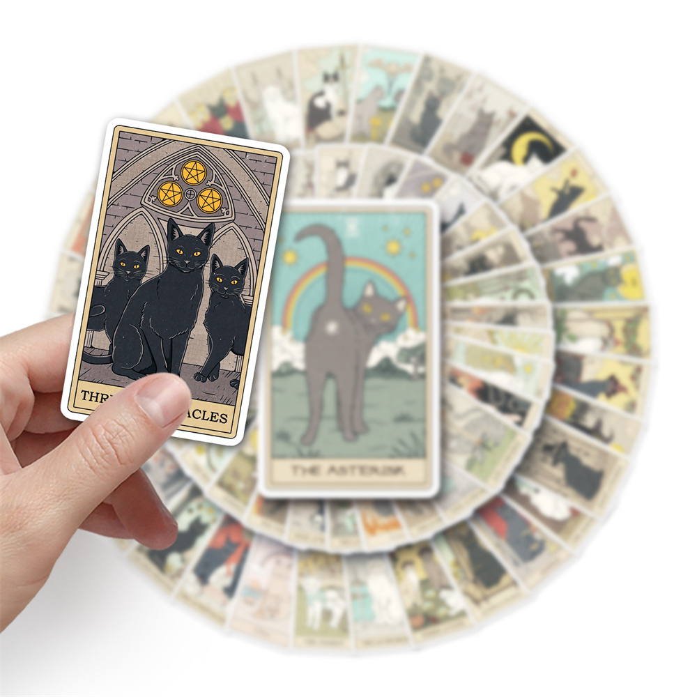 10/30/50PCS Cartoon Cat Tarot  - огляд і ціна Phone Cases Wholesale
