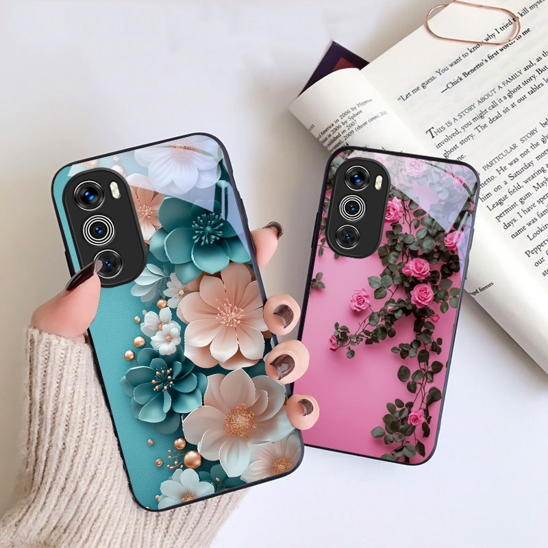 Purple tulip pattern For Motor - огляд і ціна Phone Cases Moto G
