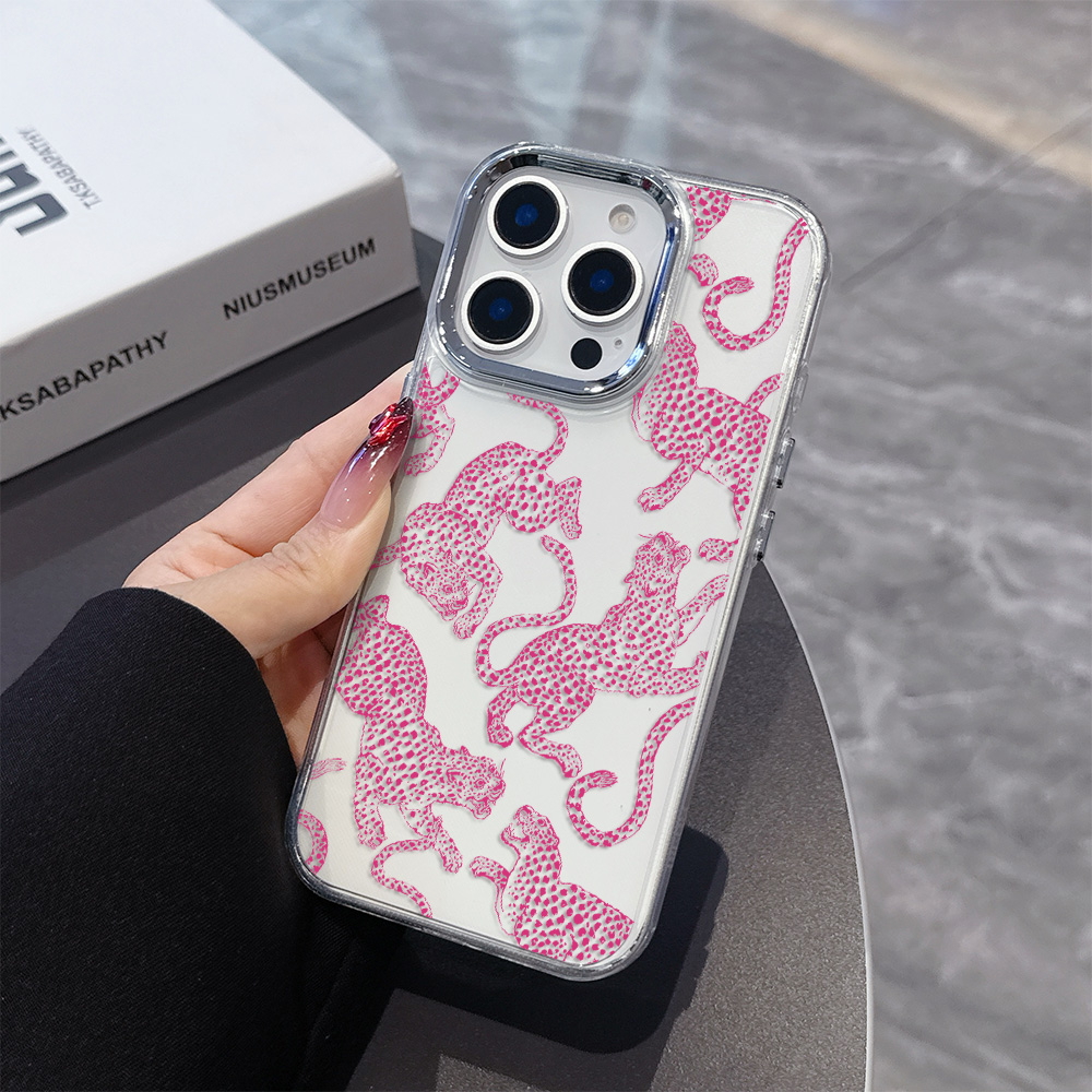 Fashion Pink Leopard Phone Cas - огляд і ціна Phone Cases Wholesale