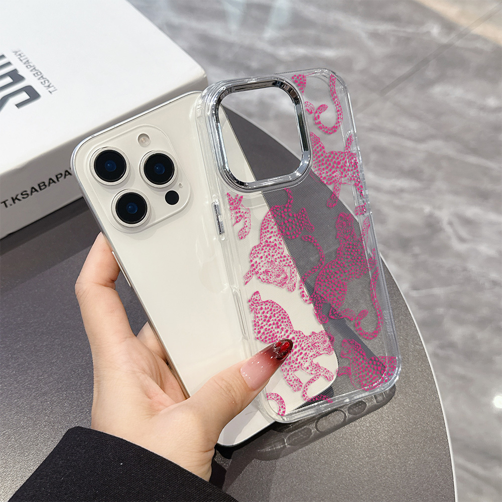 Fashion Pink Leopard Phone Cas - огляд і ціна Phone Cases Wholesale