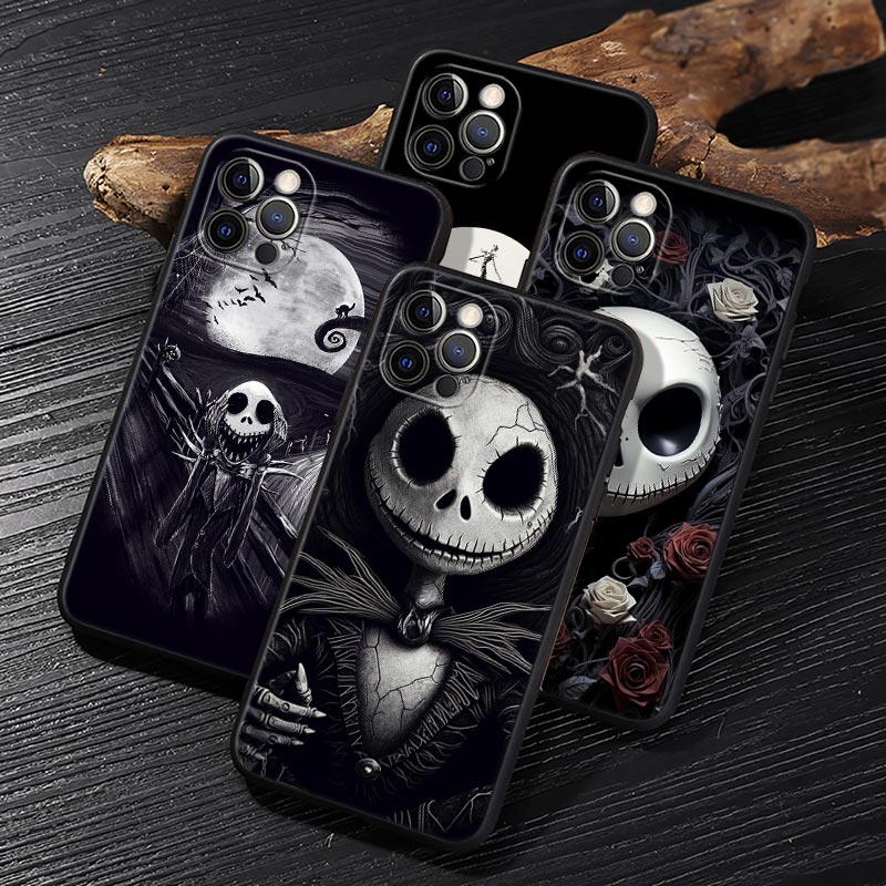 Jack Skellington Black Art Dis - огляд і ціна Phone Cases Art