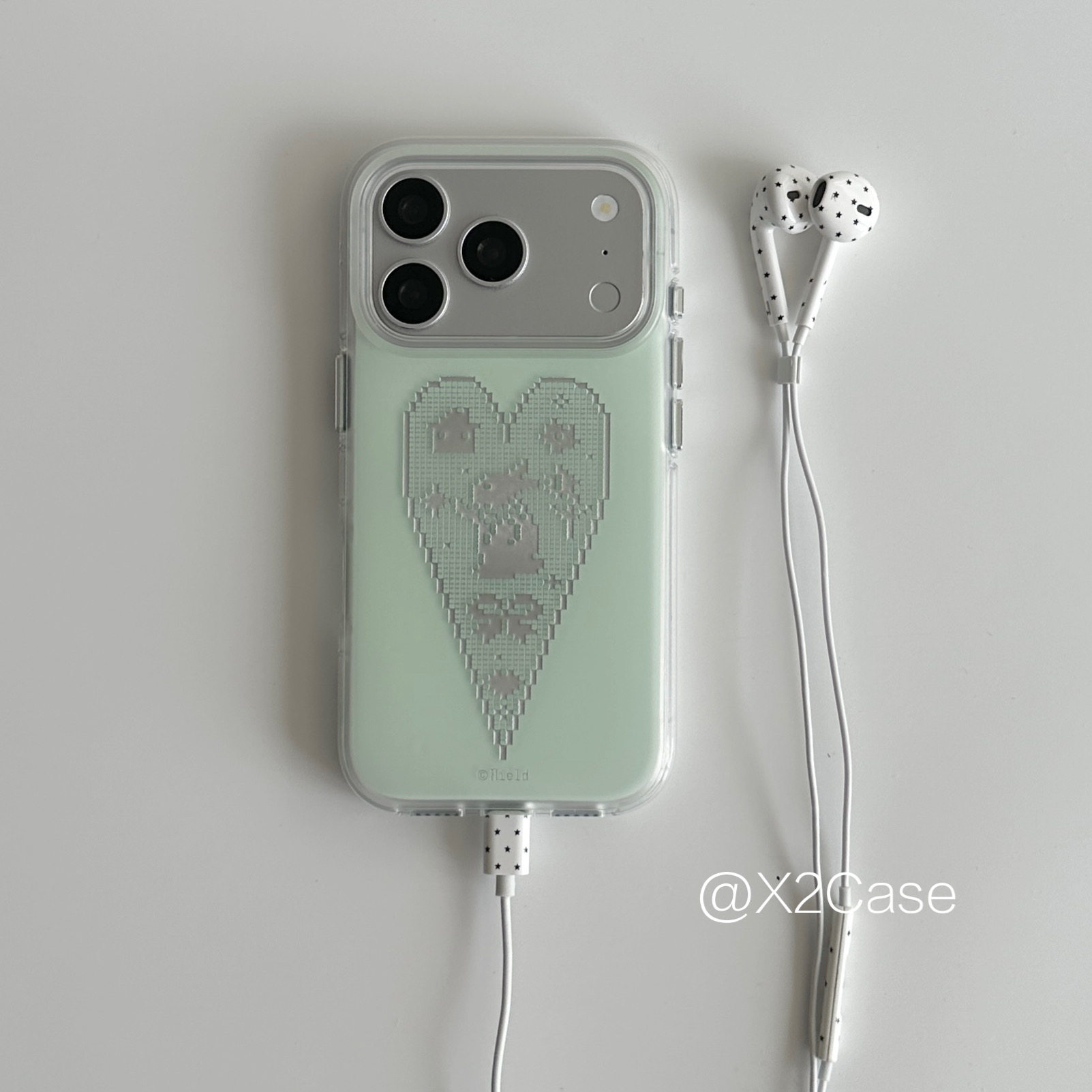 Korean Ins niche green love pi - огляд і ціна Phone Cases Korea