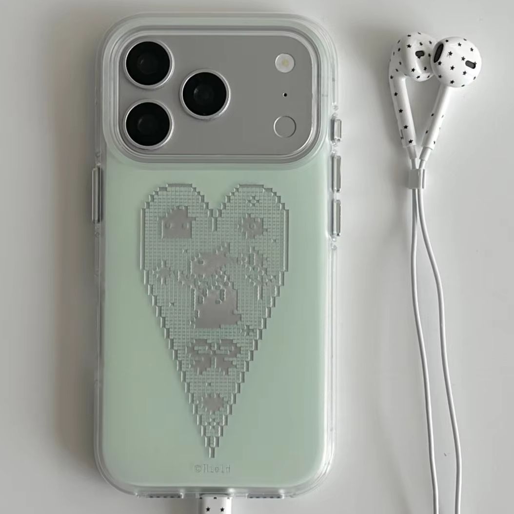 Korean Ins niche green love pi - огляд і ціна Phone Cases Korea