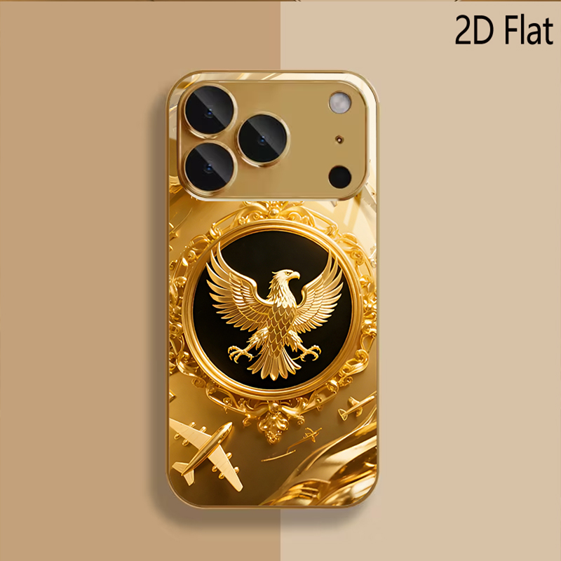 Golden Wing Patterned tempered - огляд і ціна Phone Cases With Camera Cover