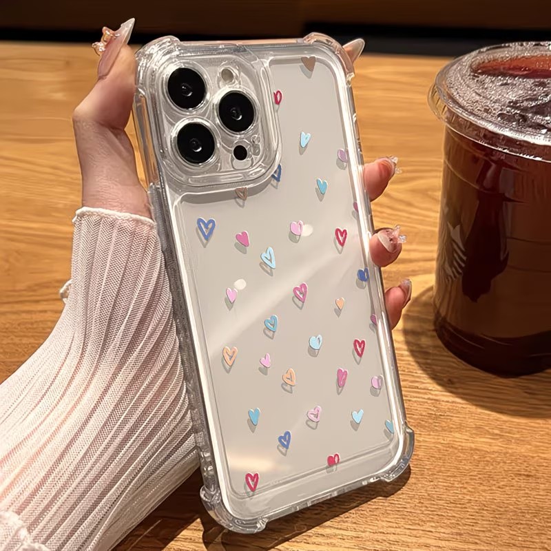 Transparent Corner Bumper Colo - огляд і ціна Phone Cases Transparent