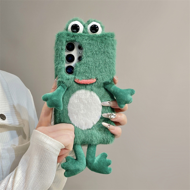 Plush Frog Phone Case, Cute Gr - огляд і ціна Phone Cases Samsung S23
